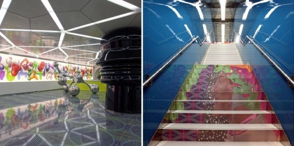 Креативный дизайнер украсил стены станции метро Неаполя
